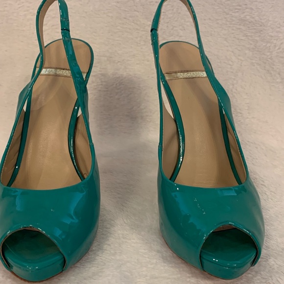 Teal Marciano heels - Picture 1 of 5